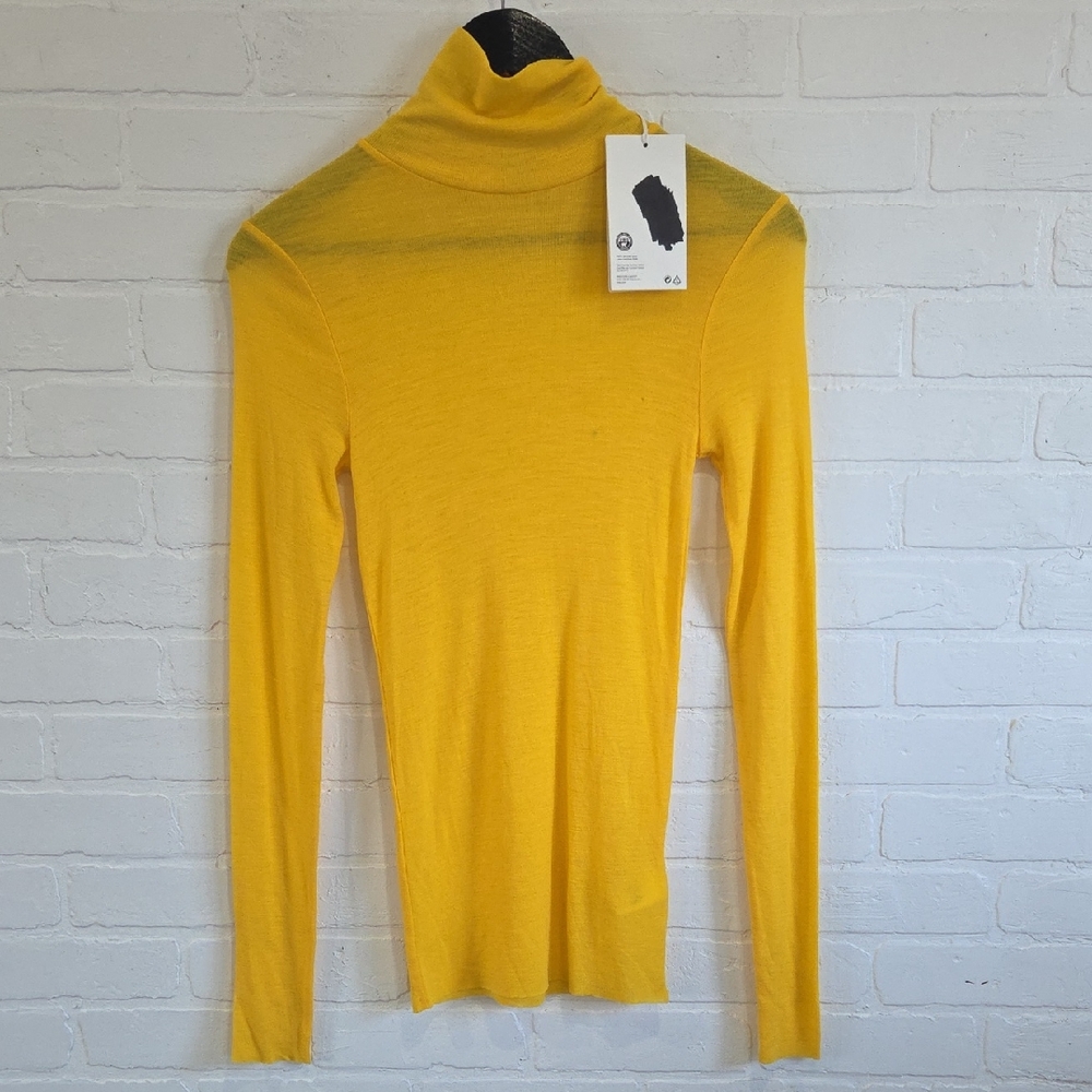 COS Sunlit Yellow Turtleneck Sweater